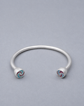 Swirl torque necklace