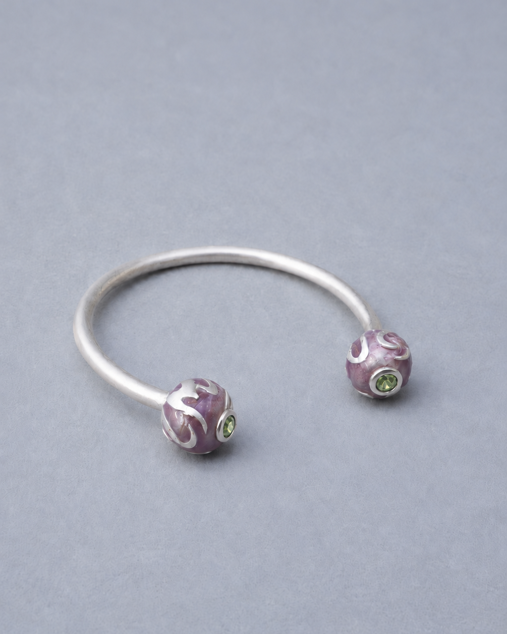 Swirl torque bracelet