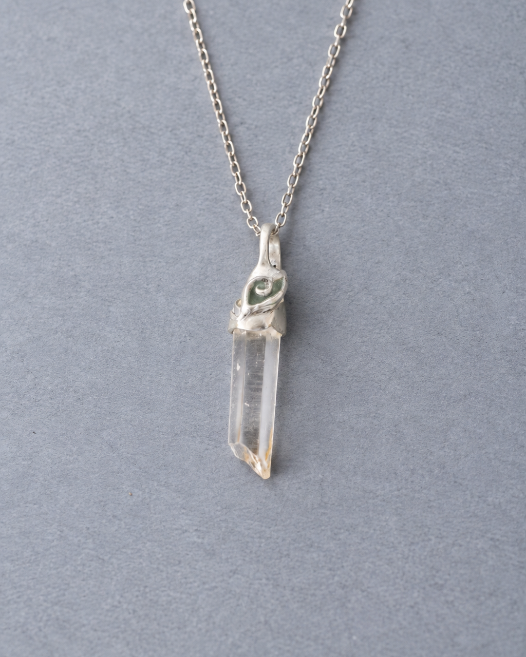 Spiral Crystal Pendant